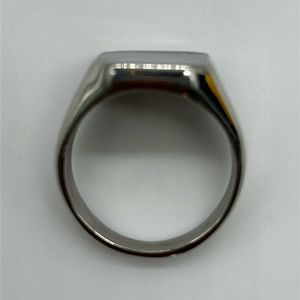 Natural Abalone Shell Handmade Men's Ring Size 12.5 NWT - Picture 5 of 8